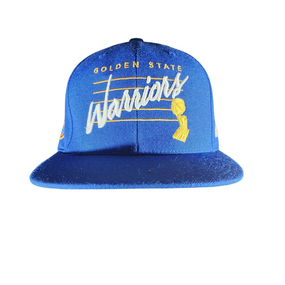 Golden State Warriors Mitchell & Ness Logo Snapback Adjustable Hat 2015 Finals